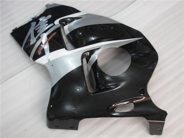 1996-2007 Suzuki GSXR 1300 Hayabusa Motorcycle Fairings - Silver Black UK