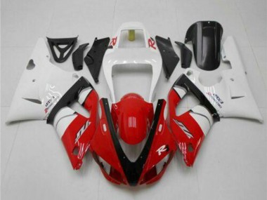 Cheap 1998-1999 Yamaha YZF R1 Motorcycle Fairings - White Red Black UK