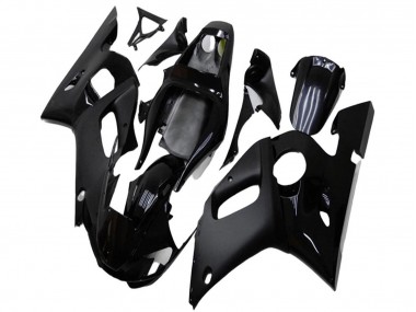 Cheap 1998-2002 Yamaha YZF R6 Motorcycle Fairings - Glossy Black Matte Black UK