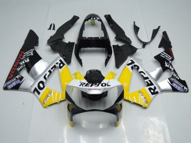 Cheap 2000-2001 Honda CBR900RR 929 Motorcycle Fairing - Yellow Silver Glossy Black Repsol UK