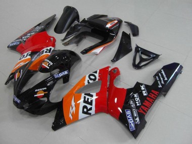 Cheap 2000-2001 Yamaha YZF R1 Motorcycle Fairings - Orange White Red Black Repsol UK