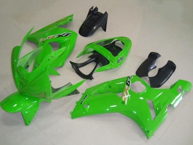 Cheap 2003-2004 Kawasaki ZX6R Motorcycle Fairings - Green UK