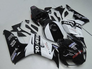 Cheap 2004-2005 Honda CBR1000RR Motorcycle Fairings - White Glossy Black Repsol UK