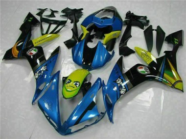 Cheap 2004-2006 Yamaha YZF R1 Motorcycle Fairings - Blue Yellow Shark UK