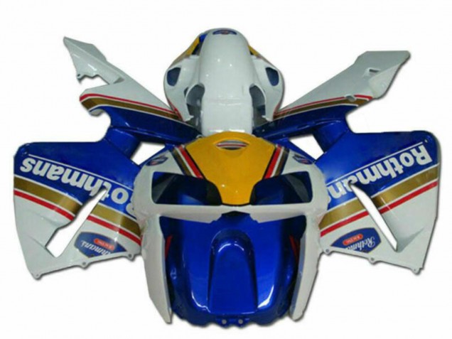 2005-2006 Honda CBR600RR Motorcycle Fairings - Blue Gold Red White Rothmans UK