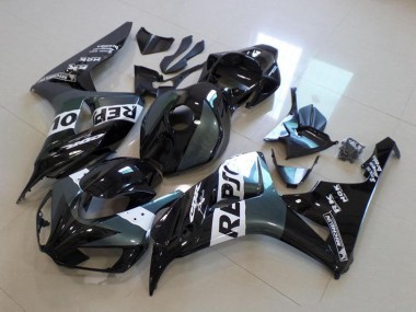 Cheap 2006-2007 Honda CBR1000RR Motorcycle Fairing - Grey White Glossy Black Repsol UK