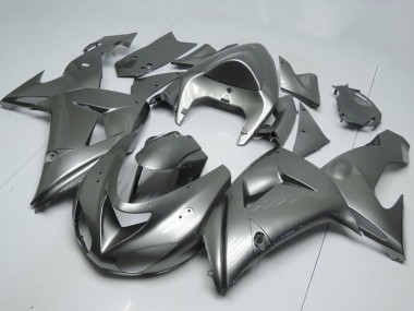 Cheap 2006-2007 Kawasaki ZX10R Motorcycle Fairings - Glossy Grey UK