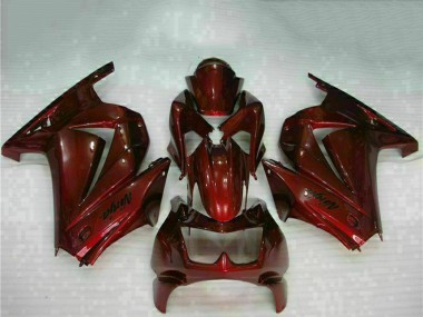 Cheap 2008-2012 Kawasaki EX250 Motorcycle Fairings - Maroon Red UK