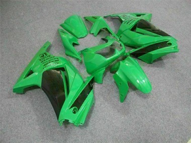 Cheap 2008-2012 Kawasaki EX250 Motorcycle Fairings - Green Black UK