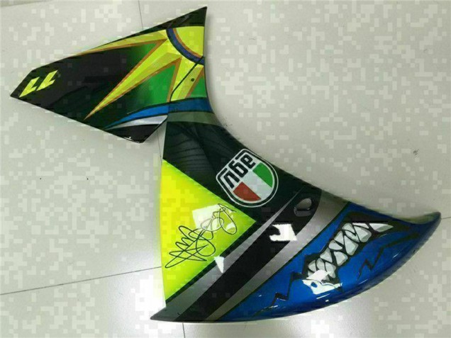 2009-2011 Yamaha YZF R1 Motorcycle Fairings - Blue Yellow Shark UK
