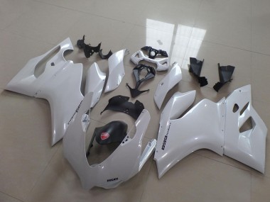 Cheap 2011-2014 Ducati 1199 Motorcycle Fairings - White Black UK