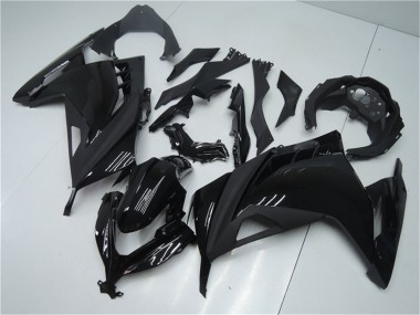 Cheap 2013-2024 Kawasaki Ninja 300 EX300R Motorcycle Fairings - Glossy Black Matte Black UK