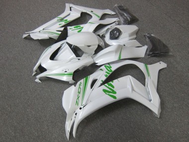 Cheap 2016-2020 Kawasaki ZX10R Motorcycle Fairing - Pearl White Green UK