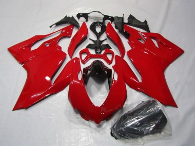 Cheap 2011-2014 Ducati 1199 Motorcycle Fairings Kits - Red UK