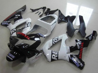 Cheap 2000-2001 Honda CBR900RR 929 Motorcycle Fairings - White Glossy Black Red Repsol UK
