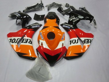 Cheap 2008-2011 Honda CBR1000RR Bike Fairings - Orange White Red Glossy Black Repsol UK