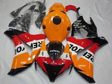 Cheap 2008-2011 Honda CBR1000RR Motorcycle Fairing Kits - Orange White Red Glossy Black Repsol UK