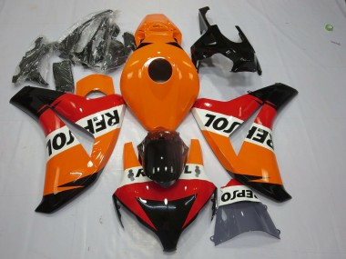 Cheap 2008-2011 Honda CBR1000RR Motorcycle Fairing - Orange White Red Glossy Black Repsol UK