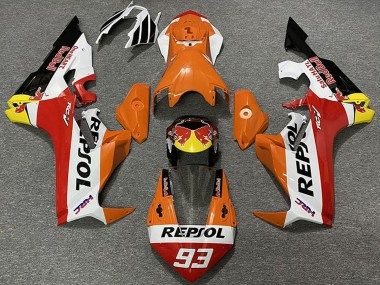 Cheap 2017-2023 Honda CBR1000RR Motorcycle Fairings - Orange White Yellow Red Glossy Black Red Bull Repsol 93 UK