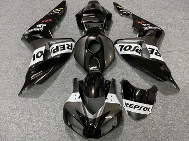 Cheap 2006-2007 Honda CBR1000RR Motorcycle Fairings - Grey White Glossy Black Repsol UK