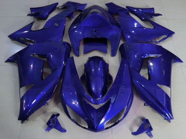 Cheap 2006-2007 Kawasaki ZX10R Motorcycle Fairings - Dark Blue UK