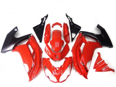 Cheap 2012-2014 Kawasaki ER6F Motorcycle Fairings - Red Glossy Black UK