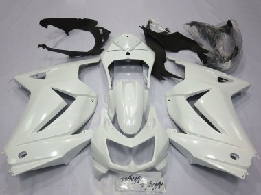 Cheap 2008-2012 Kawasaki Ninja 250 Motorcycle Fairings - Glossy White UK