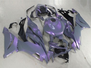 Cheap 2019-2022 Kawasaki ZX6R Motorcycle Fairings - Chameleon Grey Dazz Pearl Purple UK