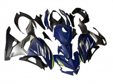 Cheap 2024-2025 Kawasaki Ninja 500 EX500R Motorcycle Fairings - Blue White Yellow Silver Black UK