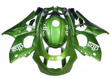 Cheap 1996-2007 Yamaha YZF600R Thundercat Motorcycle Fairing Kits - Green White UK