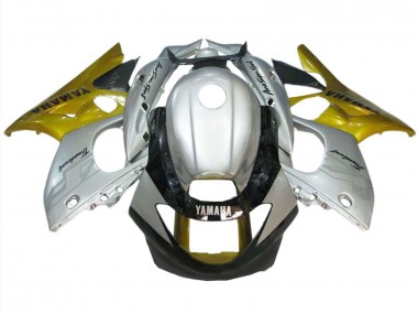 Cheap 1996-2007 Yamaha YZF600R Thundercat Motorcycle Fairing - Silver Gold Glossy Black UK