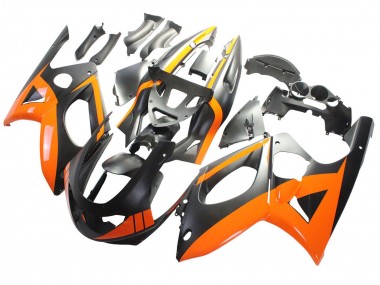 Cheap 1996-2007 Yamaha YZF600R Thundercat Motorcycle Fairings - Black Orange UK