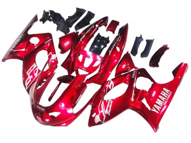 Cheap 1996-2007 Yamaha YZF600R Thundercat Motorcycle Fairings - Red White Thunderace UK