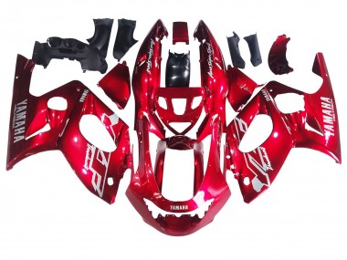 Cheap 1996-2007 Yamaha YZF600R Thundercat Motorcycle Fairings - Red White Thunderace UK