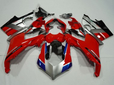 Cheap 2018-2019 Ducati Panigale V4 V4S Motorcycle Fairings - Silver Red Blue Glossy Black UK