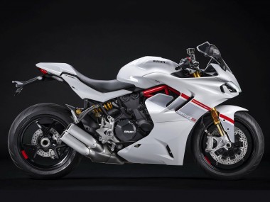 Cheap 2021-2024 Ducati 2021-2024 Ducati Supersport 950/950S Motorcycle Fairings - White Silver Red UK
