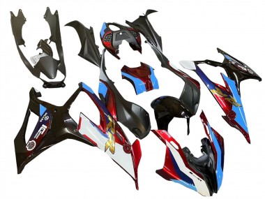Cheap 2019-2022 BMW S1000RR Motorcycle Fairings - Black Red Blue UK