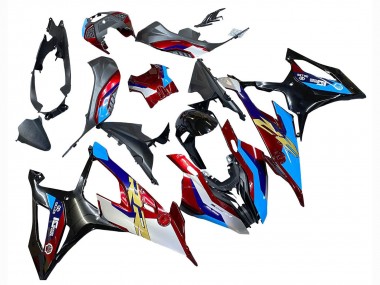Cheap 2019-2022 BMW S1000RR Motorcycle Fairing - White Blue Red Black UK
