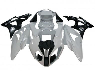 Cheap 2009-2014 BMW S1000RR Motorcycle Fairings - White Glossy Black UK