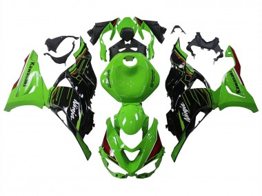 Cheap 2023-2025 Kawasaki ZX6R Motorcycle Fairings - Green Black UK