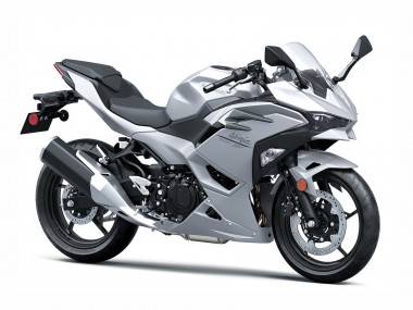 Cheap 2024-2025 Kawasaki Ninja 500 EX500R Motorcycle Fairings - Metallic Silver Ninja UK