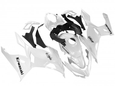 Cheap 2018-2024 Kawasaki Ninja 400 Motorcycle Fairings - Glossy White UK