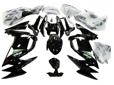 Cheap 2020-2025 Kawasaki Ninja 650 EX650 Motorcycle Fairings - Glossy Black Green UK
