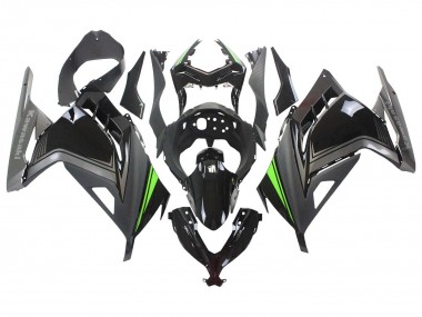 Cheap 2013-2024 Kawasaki EX300 Motorcycle Fairings - Glossy Black Matte Black Green UK