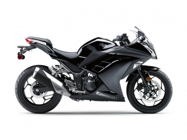 2013-2024 Kawasaki EX300 Motorcycle Fairing - Glossy Black Matte Black UK