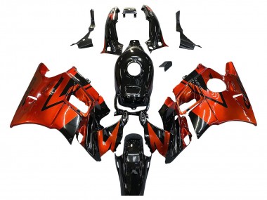 Cheap 1991-1994 Honda CBR600 F2 Motorcycle Fairings - Orange Glossy Black UK