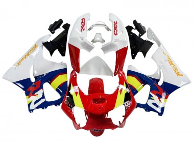 Cheap 1998-1999 Honda CBR900RR 919 Motorcycle Fairings - White Red Yellow Blue UK