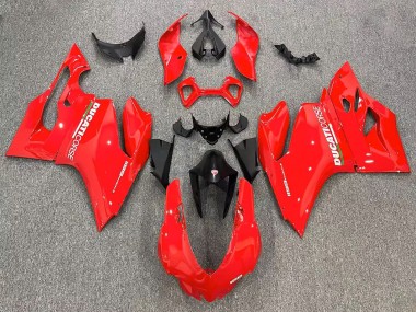 Cheap 2011-2014 Ducati 1199 Bike Fairings - Red UK
