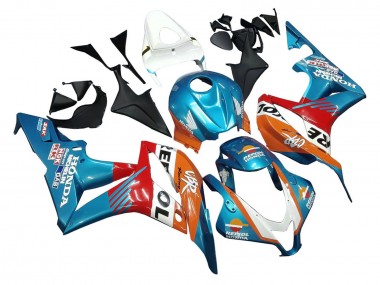 Cheap 2007-2008 Honda CBR600RR Motorcycle Fairings - Orange White Red Blue Repsol UK