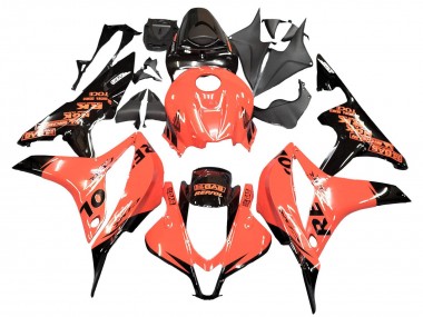Cheap 2007-2008 Honda CBR600RR Motorcycle Fairings - Orange Glossy Black Repsol UK